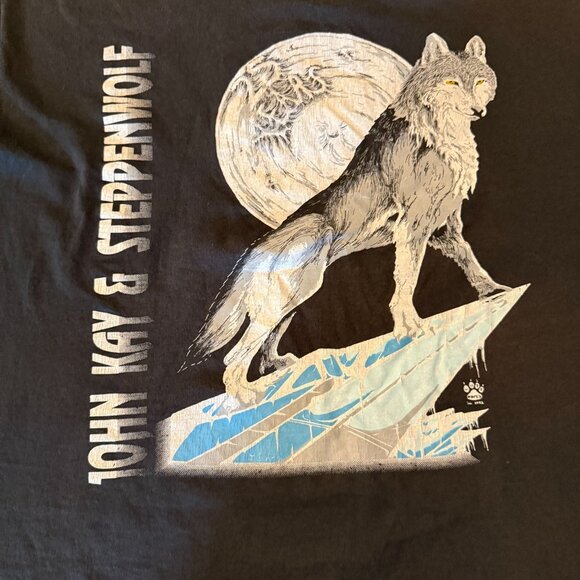 Vintage‎ 1992 John Kay & Steppenwolf Wolf T-Shirt XL  Stars  25 Anniversary Tour - Picture 2 of 9